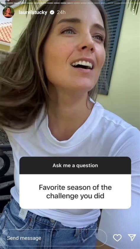 Video of Laurel's Instagram Q&A last week : r/MtvChallenge