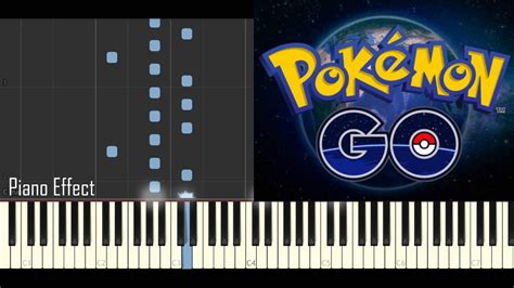 Pokemon GO Battle Wild Pokemon Piano Tutorial Synthesia YouTube