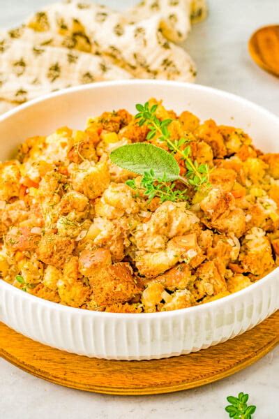 Fast Easy Homemade Stovetop Stuffing Averie Cooks