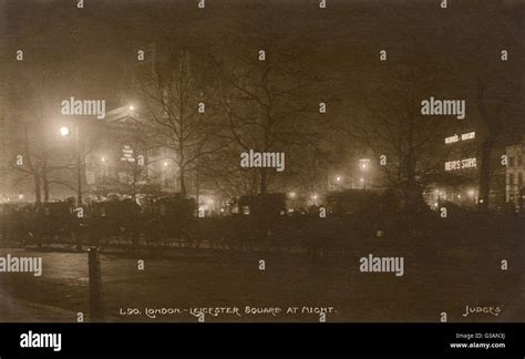 London - Leicester Square at night Stock Photo - Alamy