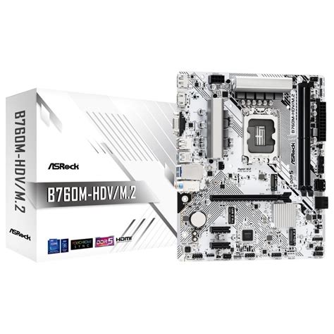 B760M HDV M 2 ASRock マザーボード Intel B760チップセット 株式会社アスク