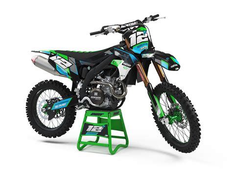 Green Kawasaki Dirt Bike