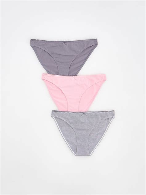 Bikini Panties 3 Pack Color Pink RESERVED 1465Y 30X