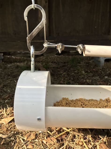 Pvc Chicken Feeder For Fermented Feed With Baffle