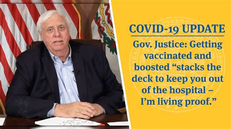 COVID 19 UPDATE Gov Justice Getting Vaccinated And Boosted Stacks