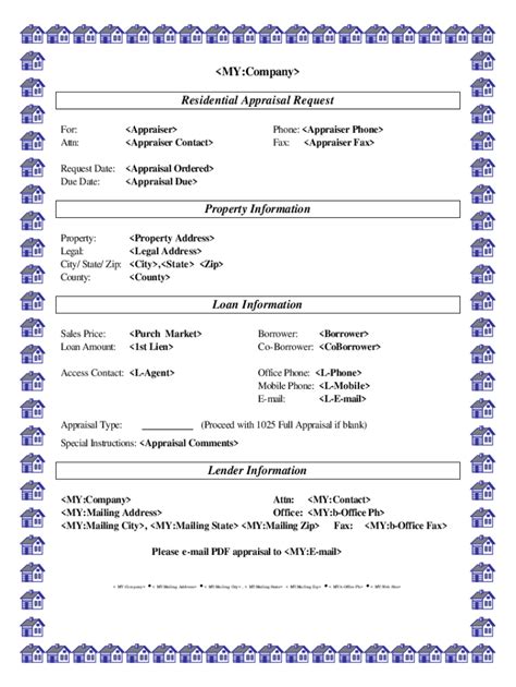 Fillable Online Appraisal Request Adt Fax Email Print Pdffiller