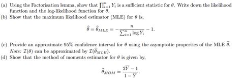 Solved Let Boldsymbol Y Left Y Y Ldots Chegg