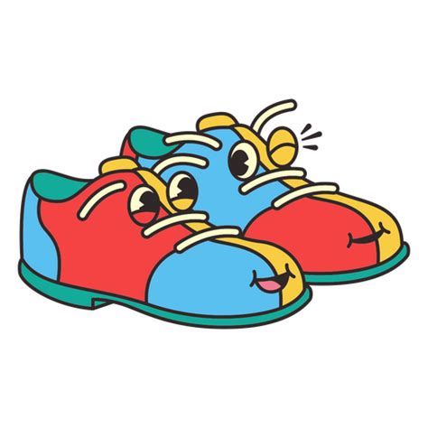 Retro Cartoon Der Bowlingschuhe PNG Und SVG Design Für T Shirts