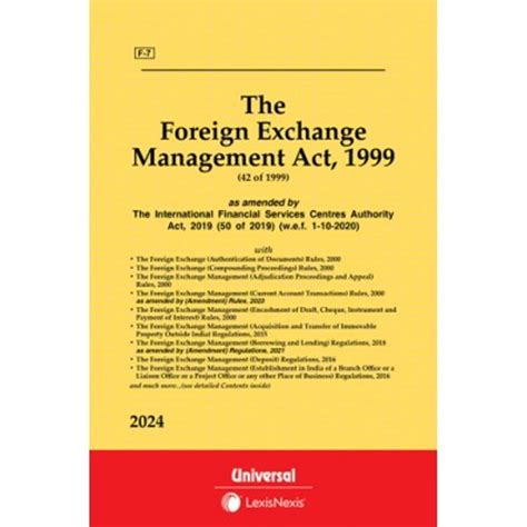 Foreign Exchange Management Act Along With Allied Rules And