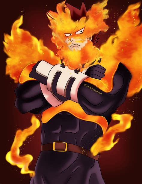 Endeavor From Mha By Lotusdynastyart On Deviantart