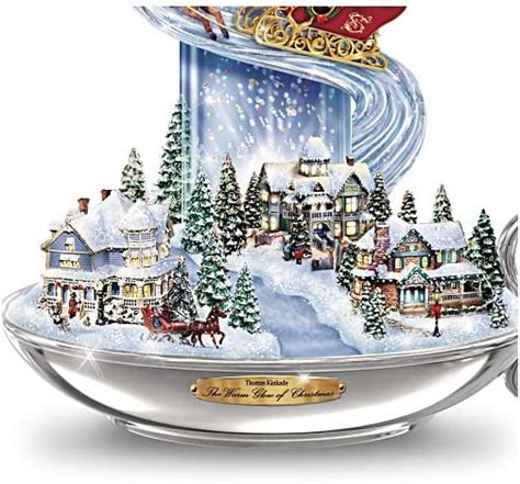 Table Centerpiece Thomas Kinkade Warm Glow Of Christmas Table