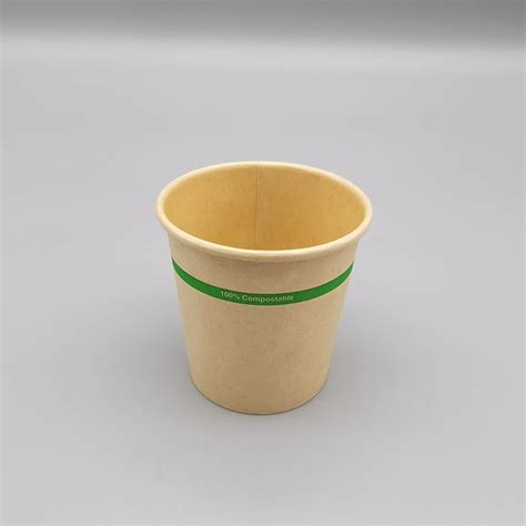 Eco Friendly 4oz Water Based Coating Double Wall Paper Cup Paper Cup