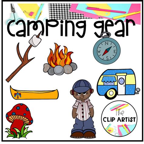 Camping Gear Clipart - Etsy