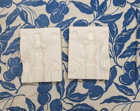 Vintage Ceramic Slip Mold Alberta's Molds Inc 1981 A-267 Head and Torso ...