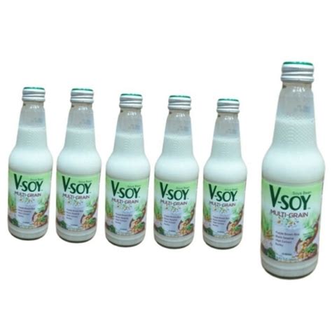 Jual Vsoy Multi Grain Soya Bean Milk Botol Kaca Ml Susu Kedelai