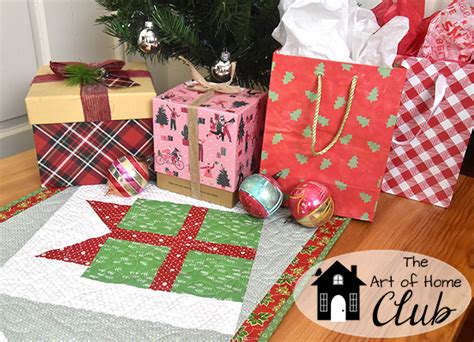 Christmas Present Quilt The Art Of Home Club Jacquelynne Steves