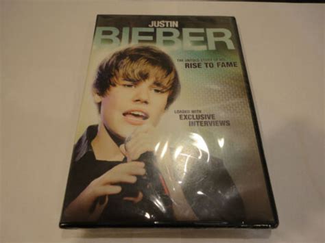 Justin Bieber A Rise To Fame Dvd Sealed In Shrink Wrap Brand New