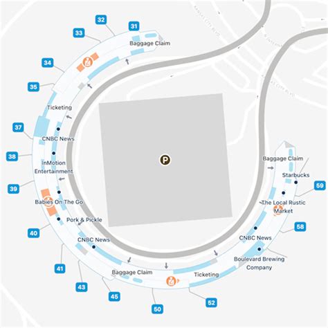 Kansas City Airport Map | MCI Terminal Guide