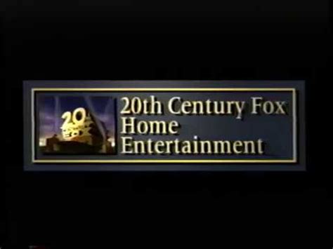 20th Century Fox Home Entertainment Logo VHS