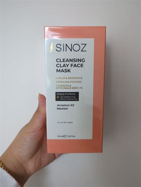 Sinoz Cleansing Clay Face Mask 50 Ml INCI Beauty