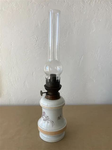 LAMPE À PÉTROLE en porcelaine ancienne EUR 13 00 PicClick FR