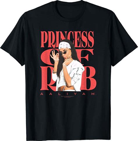 Aaliyah Princess Of R B Red Lettering T Shirt Walmart