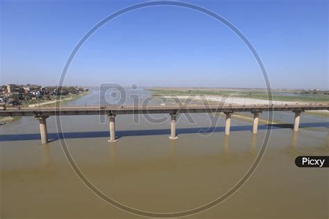 Image Of A View Of Empty Phaphamau Bridge During Lockdown By The