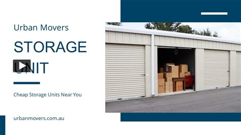 Ppt Storage Unit Storage Services Melbourne Urban Movers