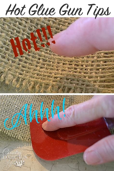 Hot Glue Gun Tips - Country Design Style