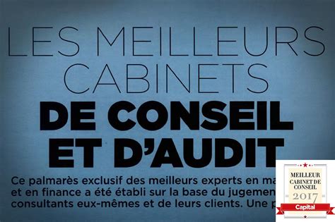 Palmarès exclusif les meilleurs cabinets de conseil Capital