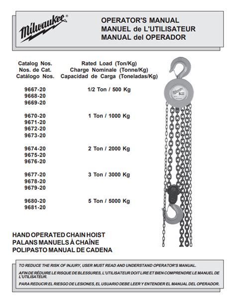 Milwaukee Hand Chain Hoist Manual Milwaukee_HandChain_Man