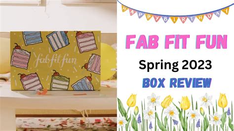 Fab Fit Fun Spring Full Box Review Get Ready To Customize Youtube