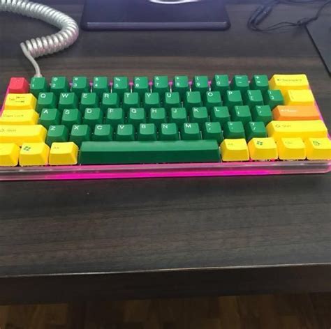 Rgb custom 60% mechanical keyboard | Keyboard, 60% keyboard, Custom