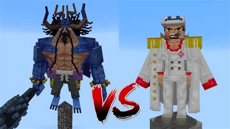 Kaido Vs Akainu Minecraft True Prime Piece Nani No Anime Edition