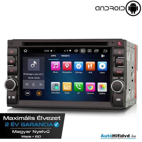 J Univerz Lis Android Aut Hifi Carplay Magyar Navig Ci Igo