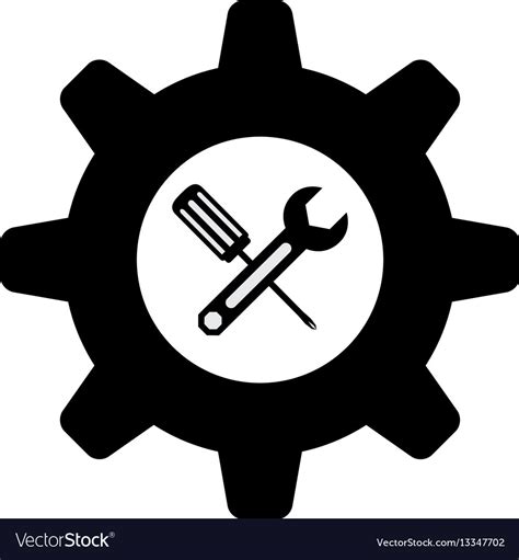 Construction Tools Symbol Royalty Free Vector Image