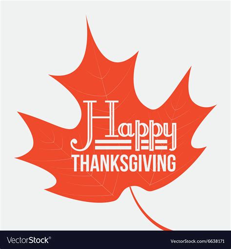 Happy Thanksgiving Design Royalty Free Vector Image