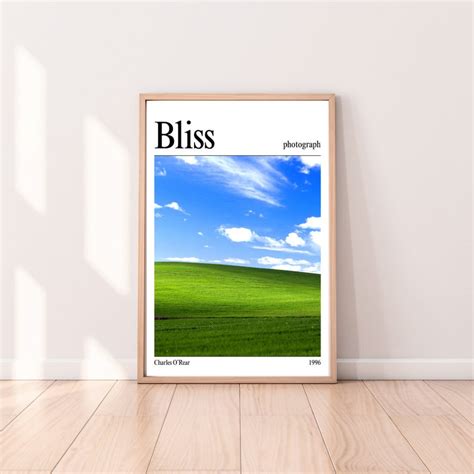 Windows Vista Wallpaper 'bliss' Blissful Grassland Digital Download ...