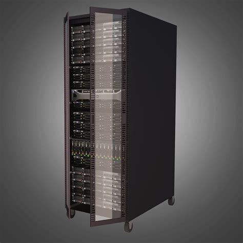 Dell Computer Server Rack 3D Model $79 - .max .obj .3ds .unknown - Free3D