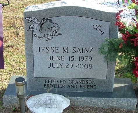 Jesse Mose Sainz IV 1979 2008 Find A Grave Memorial