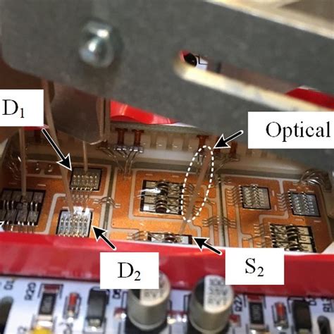 Temperature Measurement Of Four Power Semiconductor Chips Via