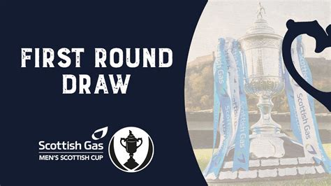 2024 25 First Round Draw Scottish Gas Men S Scottish Cup YouTube