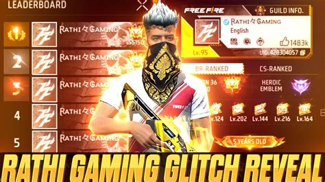 RATHI GAMING GLITCH REVEAL DOUBLE DEVICE RANK PUSH GLITCH REVEAL IN