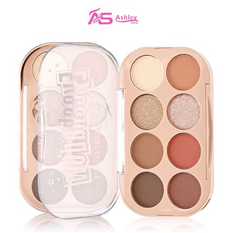 Ashley Shine Color Eyeshadow Matte Nude Shimmer Eyeshadow Palette