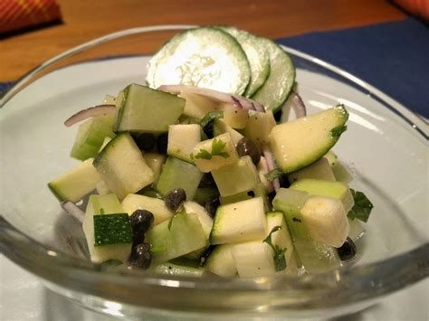 Zucchini M Hren Salat Rezepte Kalinkas K Che Rezept Maronen Kuchen