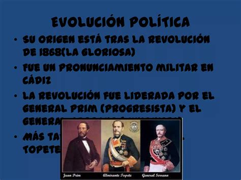 Parte b tema 3 el sexenio democrático 1868 1874 vicente y alex PPT