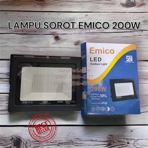 Lampu Sorot Emico W Harga Terbaru Cahaya Glodok