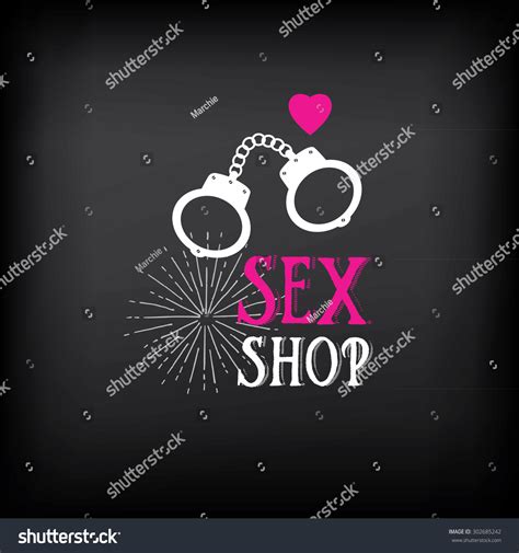 Sex Shop Logo Badge Design Stock Vector Royalty Free 302685242