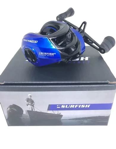 Reel Rotativo Surfish Zetta Baitcast Huevito Pesca Río Mar