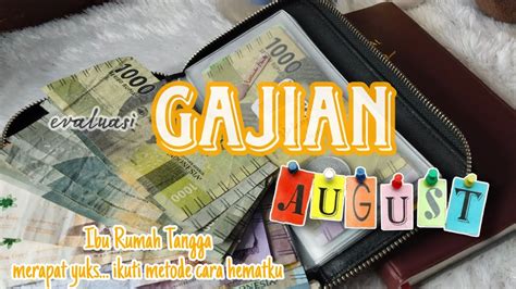 GAJIAN AGUSTUS EVALUASI BUDGETING ANTI BONCOS DALAM KEUANGAN RUMAH